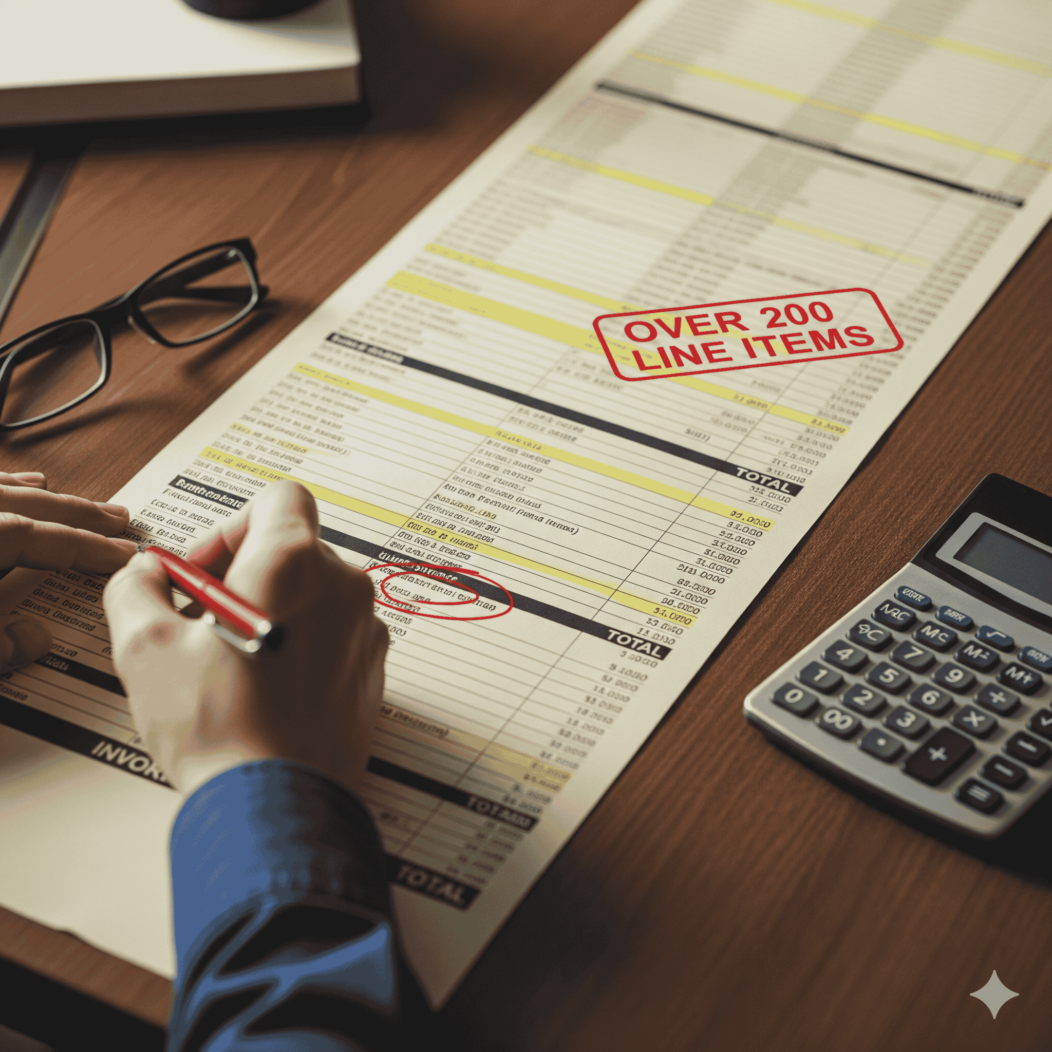 Invoices Containing More Than 200 Line Items